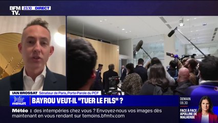 "Ça traduit que ce gouvernement est parti très loin à droite": Ian Brossat (PCF) réagit à la décision de François Bayrou de ne pas entrer au gouvernement