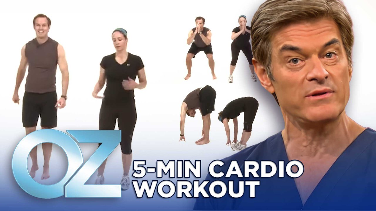 5-Minute Cardio Workout | Oz Fit - video Dailymotion