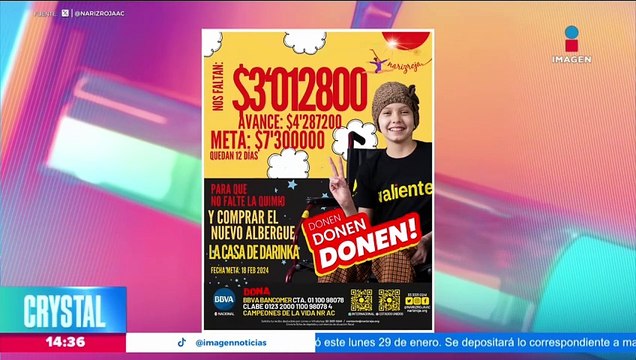 Nariz Rija busca donaciones para apoyar a los niños con cáncer