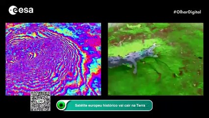 Satélite europeu histórico vai cair na Terra