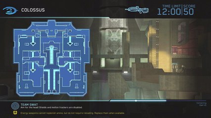 Halo 2 Classic - Team SWAT on Colossus 4v4 Gameplay