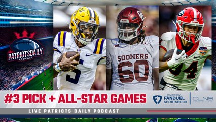 LIVE Patriots Daily: Talking 3rd Overall Pick & College All-Star Games w/ Alex Barth & Damian Parson