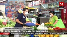 Confianza del consumidor aumenta a 47.1 puntos a comparación del año anterior