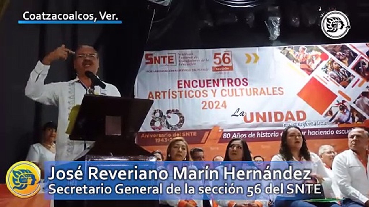 Con encuentros artísticos y culturales festejan 80 aniversario del SNTE 56