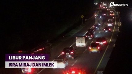 Libur Panjang Isra Miraj dan Imlek, Volume Arus Lalu Lintas di Tol Cipularang Meningkat