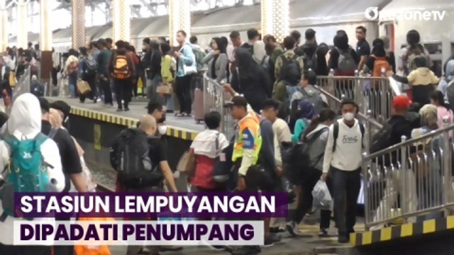 Libur Panjang Akhir Pekan, Stasiun Lempuyangan Yogyakarta Dipadati Penumpang