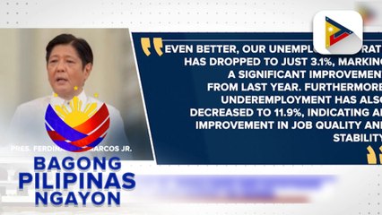 PBBM, ikinalugod ang katatagan ng labor market ng bansa