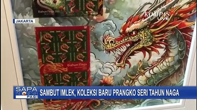 Sambut Imlek, PT Pos Indonesia Bersama Kominfo Terbitkan Koleksi Baru Prangko Seri Tahun Naga Kayu