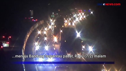 Download Video: Arus Lalu Lintas di Tol Cipularang Meningkat Jelang Libur Panjang Isra Miraj dan Imlek