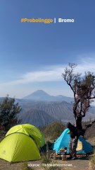 Camping Di Atas Gunung Bromo Indah Banget!!