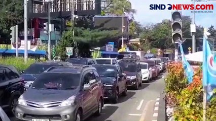 Lalin Padat, One Way Arah Puncak Bogor Diterapkan Pagi Ini