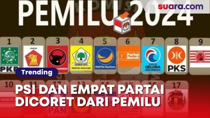 PSI dan Empat Partai Lainnya Dicoret dari Peserta Pemilu di Jateng, kalau Dapat Suara Tak Akan Dihitung
