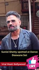 Suniel Shetty spotted at Dance Deewane Set