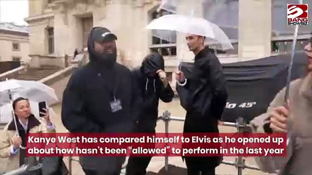 Kanye West Compares Himself to Elvis Amidst Performance Absence.