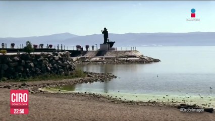 Crisis por sequía: Lago de Chapala presenta bajos niveles de agua