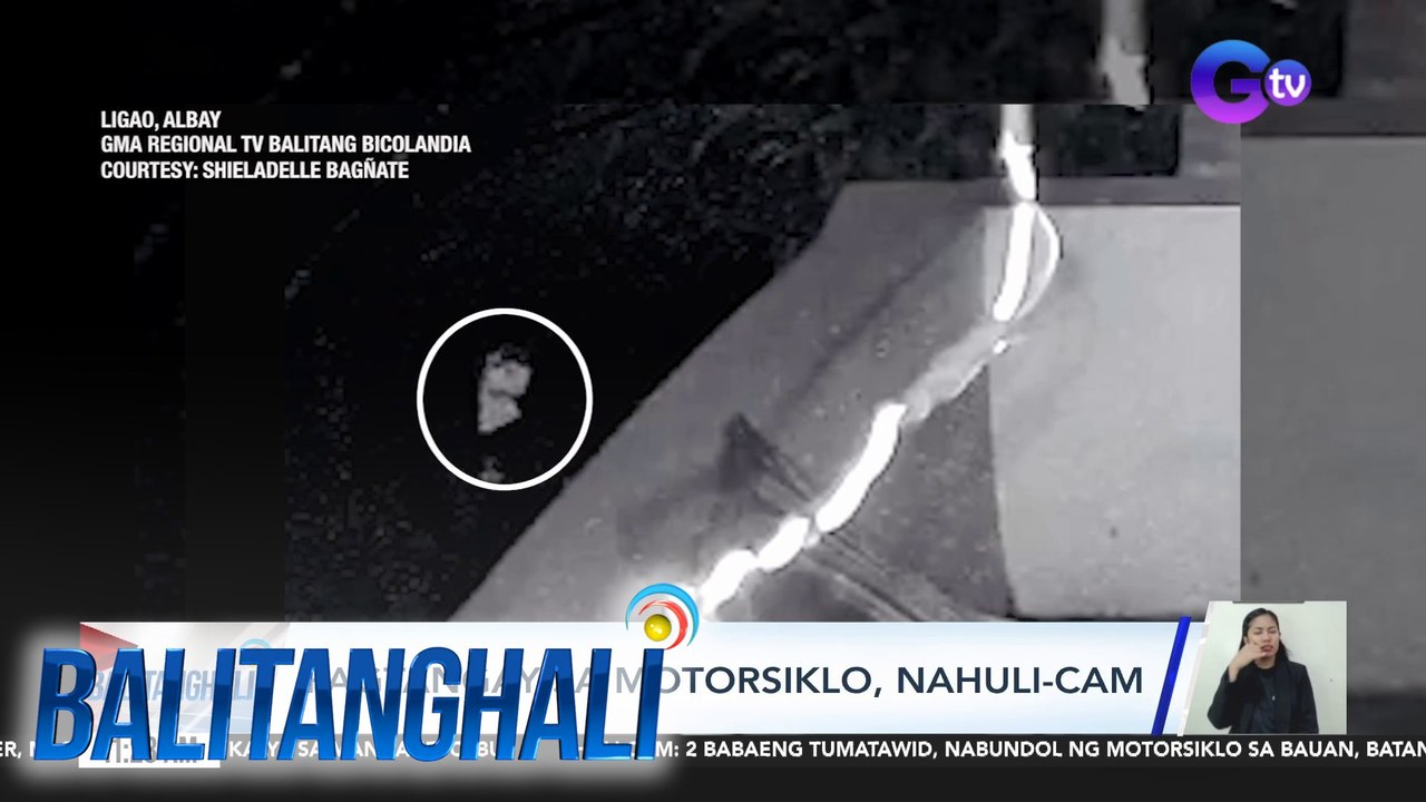 Pagtangay sa motorsiklo, nahuli-cam | BT