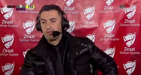 A Spor spikeri Gaziantep - Fenerbahçe maçında fena yakalandı