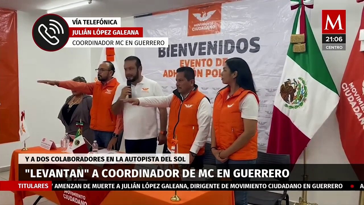 ¿Qué ocurrió con el coordinador de MC en Guerrero en la Autopista del Sol?