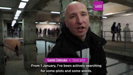 Ukrainian artist documents a year of war with 365 paintings inspired by daily life in Kharkiv