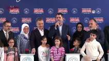 AK Parti İBB Başkan Adayı Murat Kurum temel atma töreninde konuştu