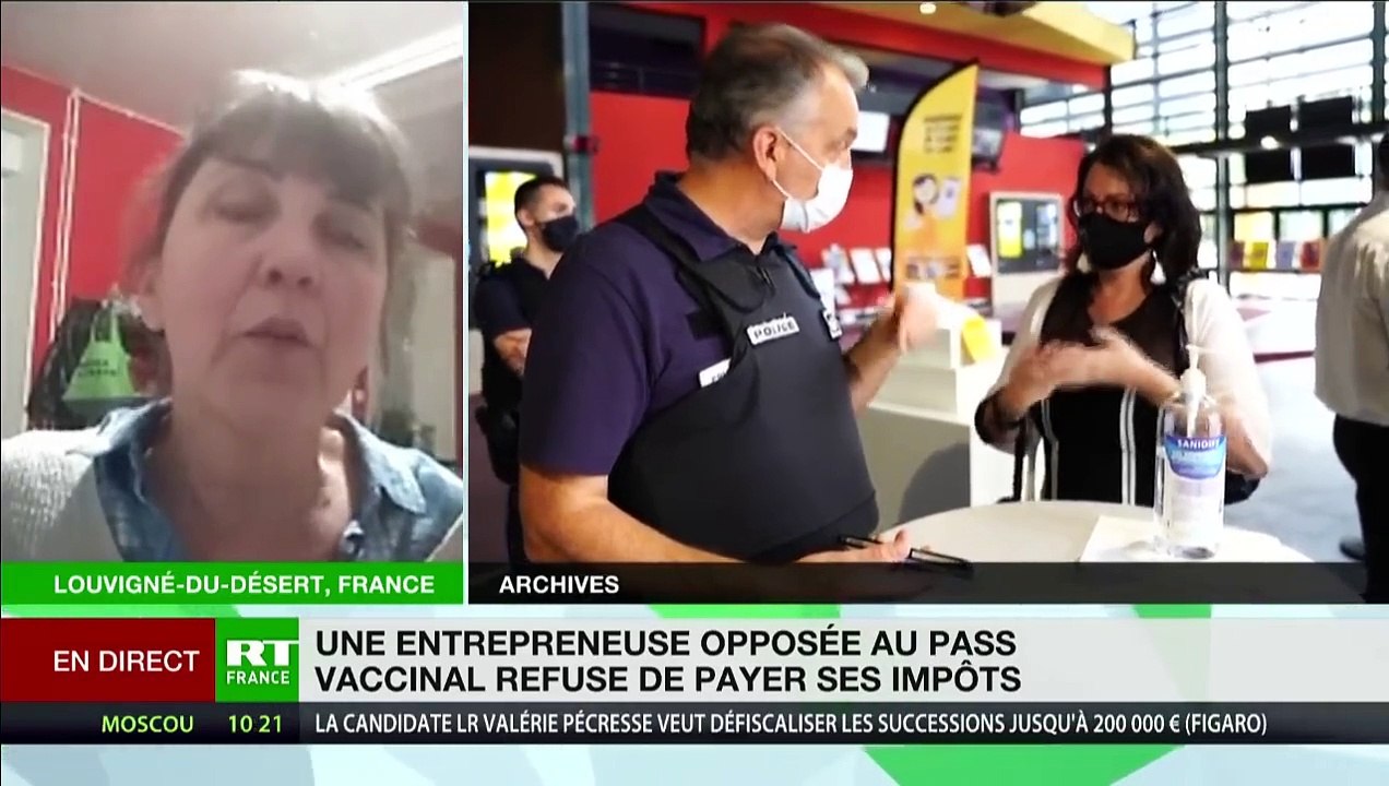Une entrepreneuse opposée au pass vaccinal refuse de payer ses impôts