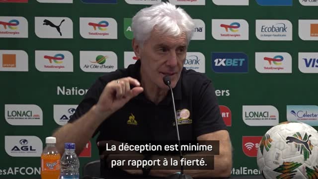 Afrique du Sud - Broos : "La déception est minime par rapport à la fierté"
