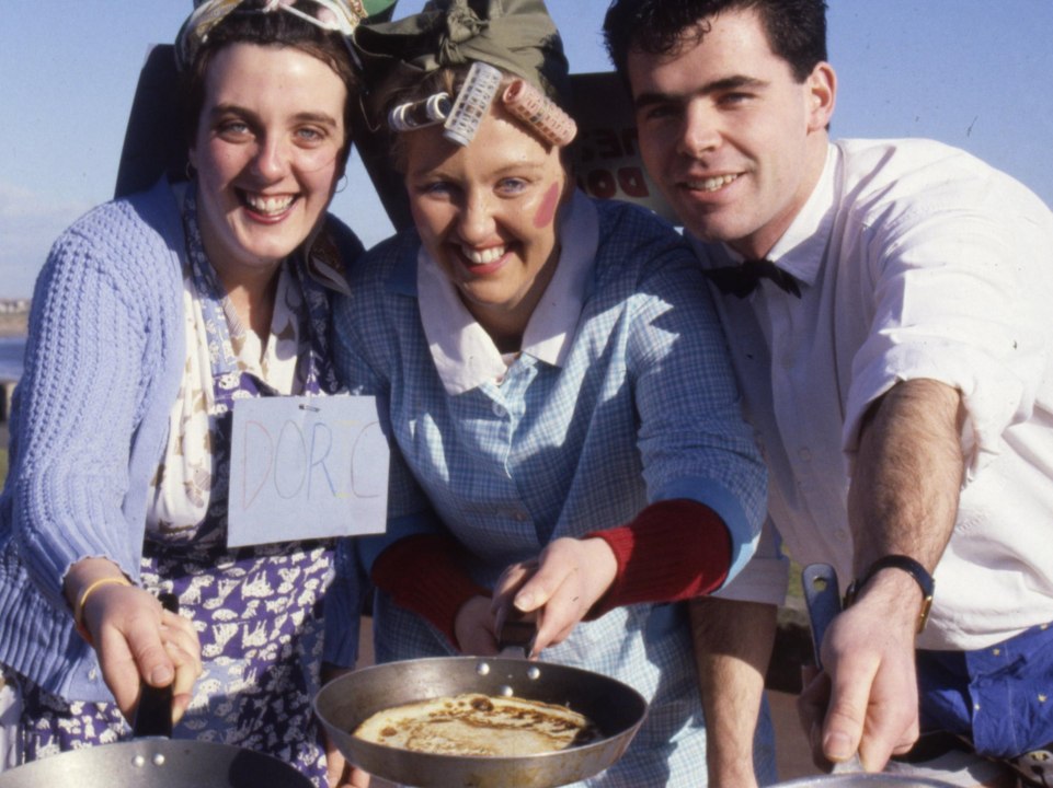 On your marks for memories of pancake racing in Sunderland
