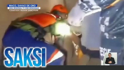 7 patay, 31 sugatan sa pagguho ng lupa sa Brgy. Masara; 48 hinahanap pa (February 7, 2024 report) | Saksi