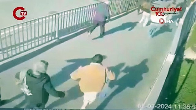 Çağlayan Adliyesi'ndeki terör saldırısında Dilfiraz Karataş'ın vurulduğu anlar kamerada