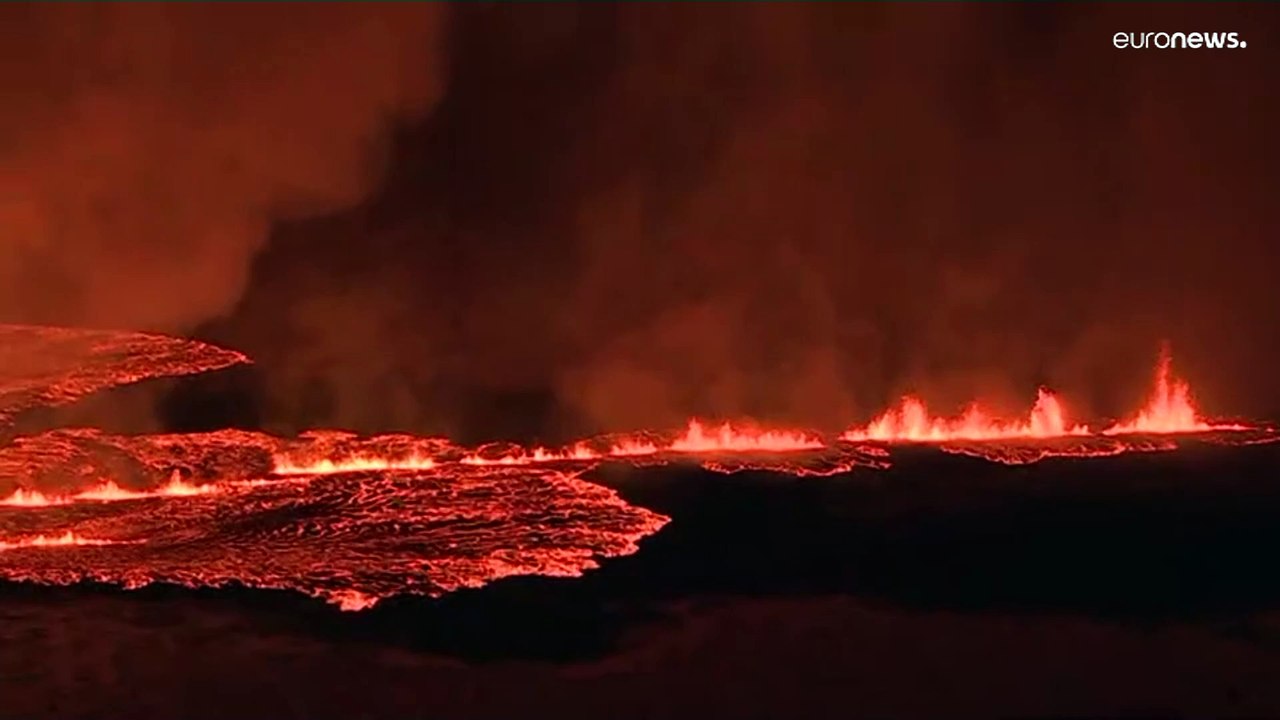 مخاوف في أيسلندا بسبب ثوران بركان في جنوب غرب البلاد