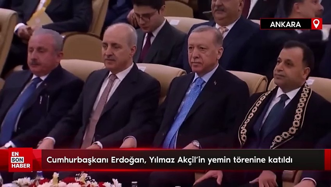 Cumhurbaşkanı Erdoğan, Anayasa Mahkemesi yeni üyesi Yılmaz Akçil'in yemin törenine katıldı
