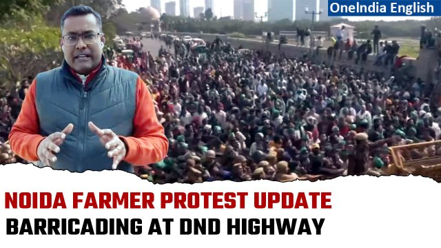 Farmers Protest: Security At DND Highway As Farmers from Noida Marches to Delhi| Oneindia