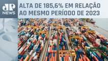 Balança comercial tem superávit recorde de US$ 6,5 bilhões em janeiro