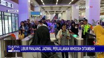 Libur Panjang Imlek 2024, PT KCIC Tambah 8 Jadwal Perjalanan Kereta Cepat Whoosh