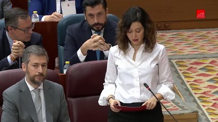 Ayuso responde a Ana Belén: "Es la región donde se puede hacer todo, se puede comer aceitunas en un concierto"