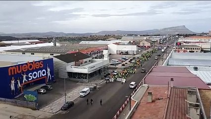 Marcha de protesta de los agricultores sorianos 1