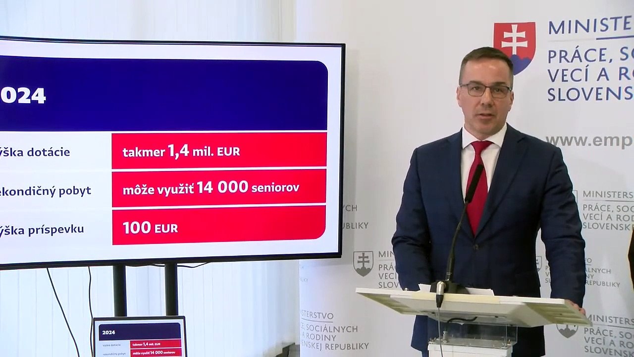 ZÁZNAM: Na rekondičné pobyty sa dostane viac seniorov,dotácia na ne sa zdvojnásobí