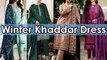 Latest Collection of Winter Khaddar Dress Design 2024 for Women