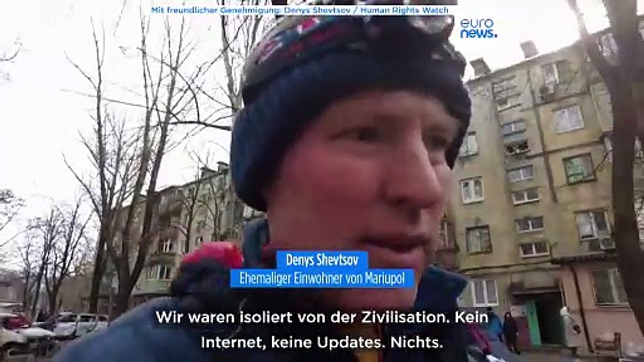 Human Rights Watch: Neue Beweise für russische Verbrechen in Mariupol