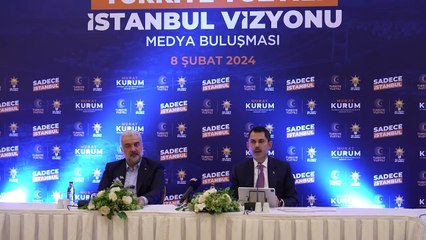 Murat Kurum İstanbul'daki 10 temel projesini anlattı