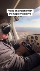 Vision Pro usado por piloto de avião? Vídeo indigna internautas