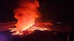 Nueva erupción volcánica en Islandia, cerca de Grindavik