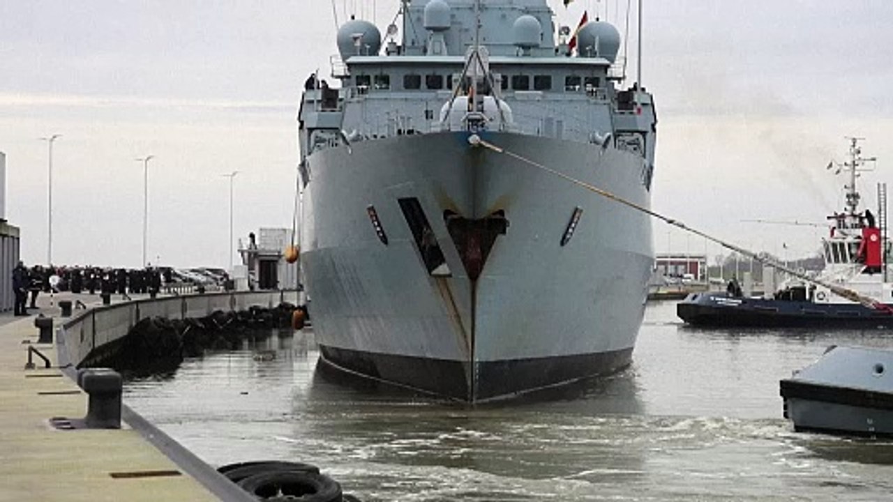Möglicher Einsatz im roten Meer: Bundeswehr-Fregatte 'Hessen' sticht in See