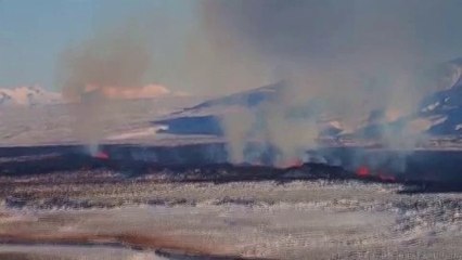 Suivez la nouvelle éruption en Islande