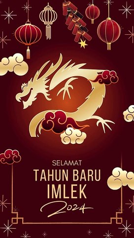 Gambar Ucapan Selamat Tahun Baru Imlek Gong Xi Fa Cai 2024