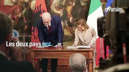 L'Italie va déplacer des migrants dans des camps en Albanie