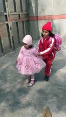 Trishu visit to her sister school on her 3rd birthday