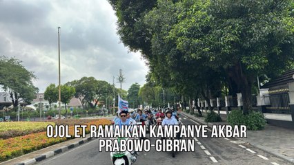 Ojek Online Penggemar Erick Thohir (OjolET) Ikut Ramaikan Kampanye Akbar Prabowo-Gibran di GBK