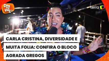 Carnaval 2024: Di Campagnolli 'invade' trio do maior bloco LGBT+