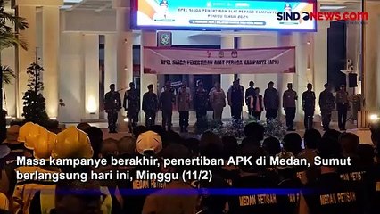 Masuki Masa Tenang, APK Pemilu 2024 di Kota Medan Mulai Ditertibkan